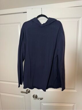 Men's Navy Crewneck Hoodie Sweater